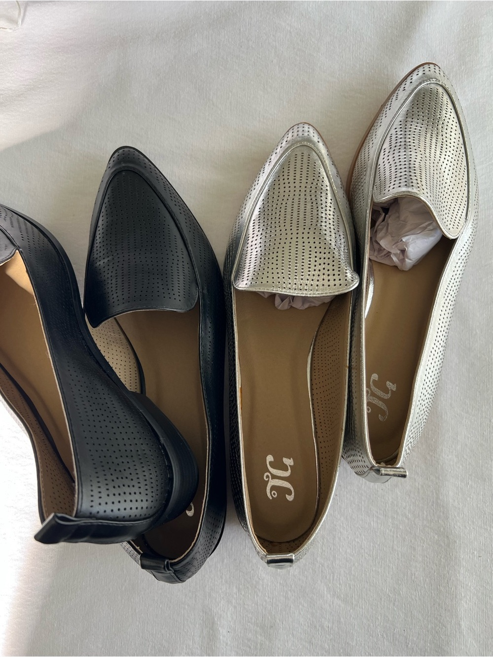2 pairs of Journee Collection loafers size 12